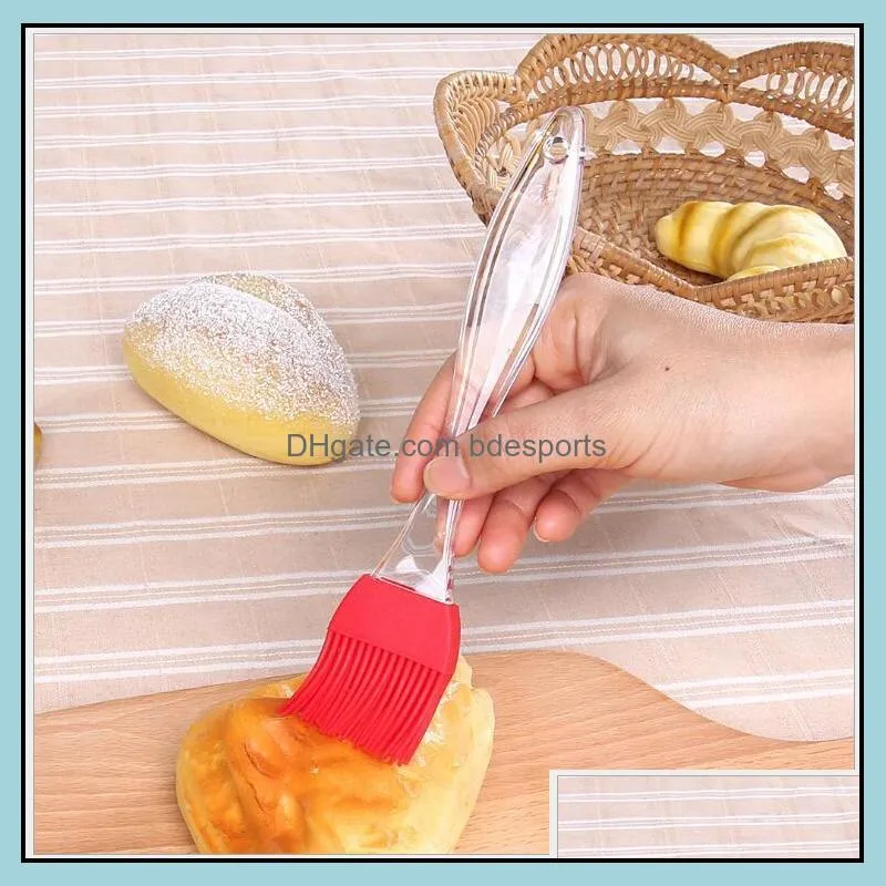 Silicone Bread Basting Brush BBQ Baking DIY Kitchen Cooking Tools Magic Cleaning Brushes Silicone Cleaner Wash Brushes 100