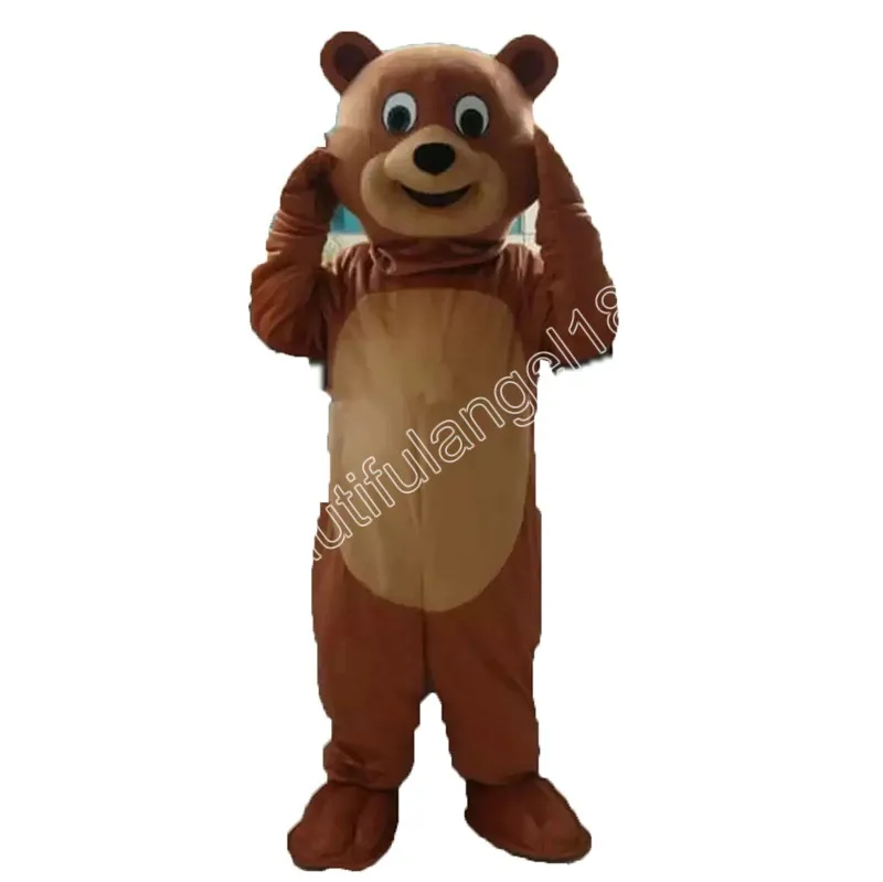 Halloween Ours Mascotte Personnage Costume dessin animé Peluche Animal Anime thème personnage Taille Adulte Noël Carnaval Festival Déguisement