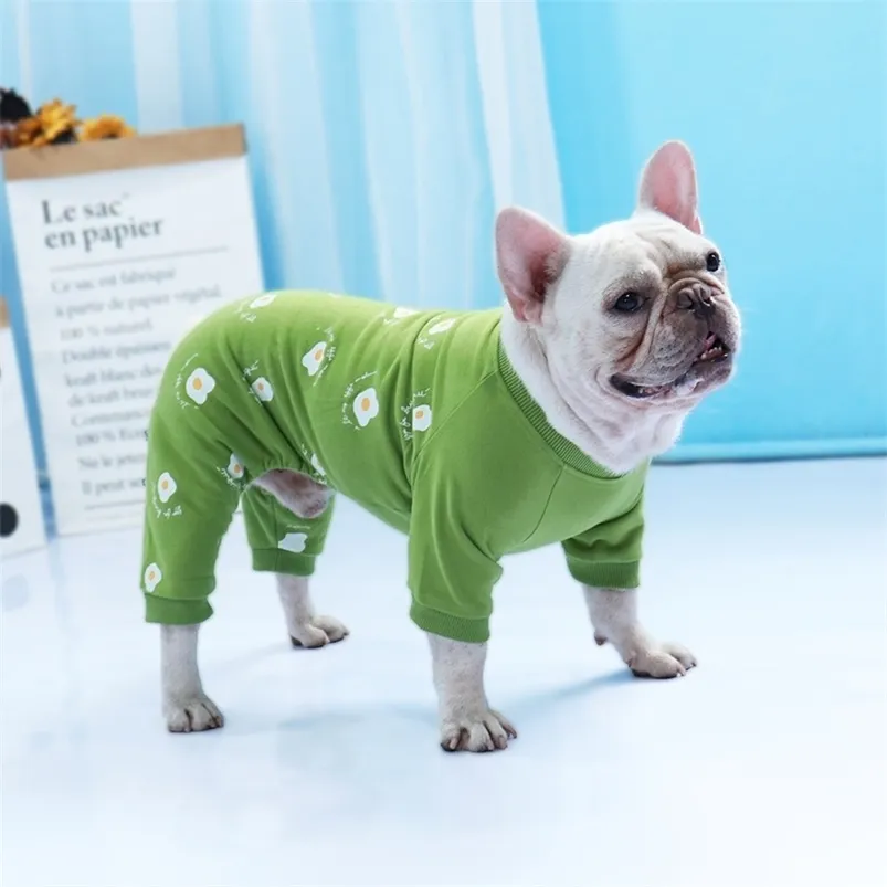 Vêtements d'automne et d'hiver pour chiens, combinaison en coton pour animaux de compagnie, vêtements pour petits et moyens costumes, manteau chaud, bouledogue français, T200710