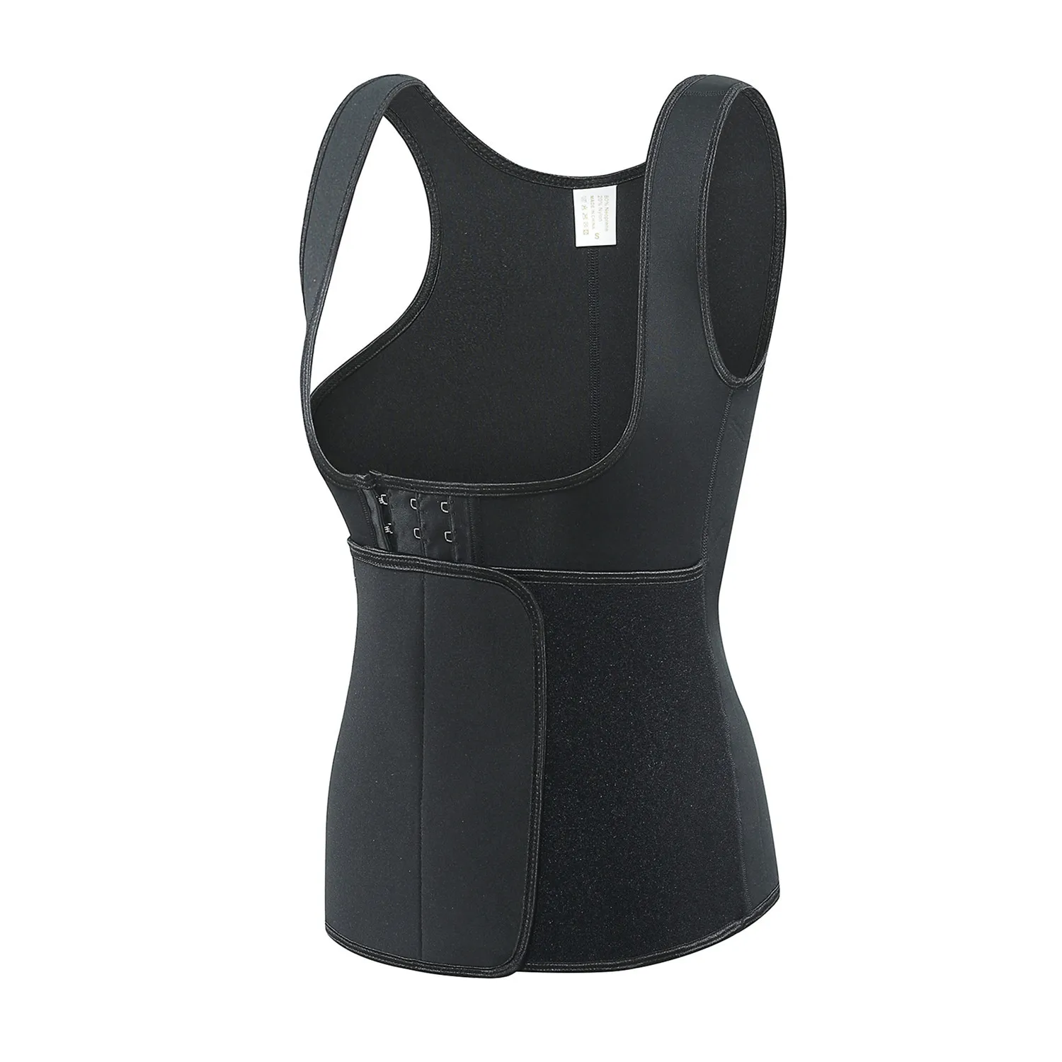 Allenatore per la vita del sudore per donna Tuta da sauna Hot Neoprene Body Shaper con cintura regolabile Pancia modellante per il controllo della pancia