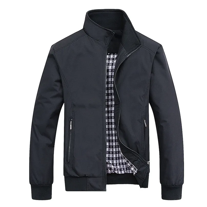 Jaqueta da marca de moda Men roupas Trend College Slim Fit Fit Casual Men's Jackets and Coats M6XL 220811
