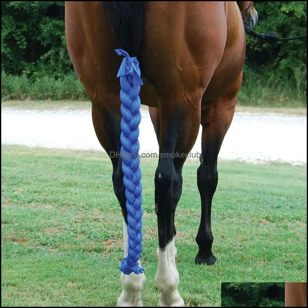 Braid Horse Protective Equipment Anti-mosquito Flies Keep Warm Ponytail Equestrian Supplies Horsetail Bag