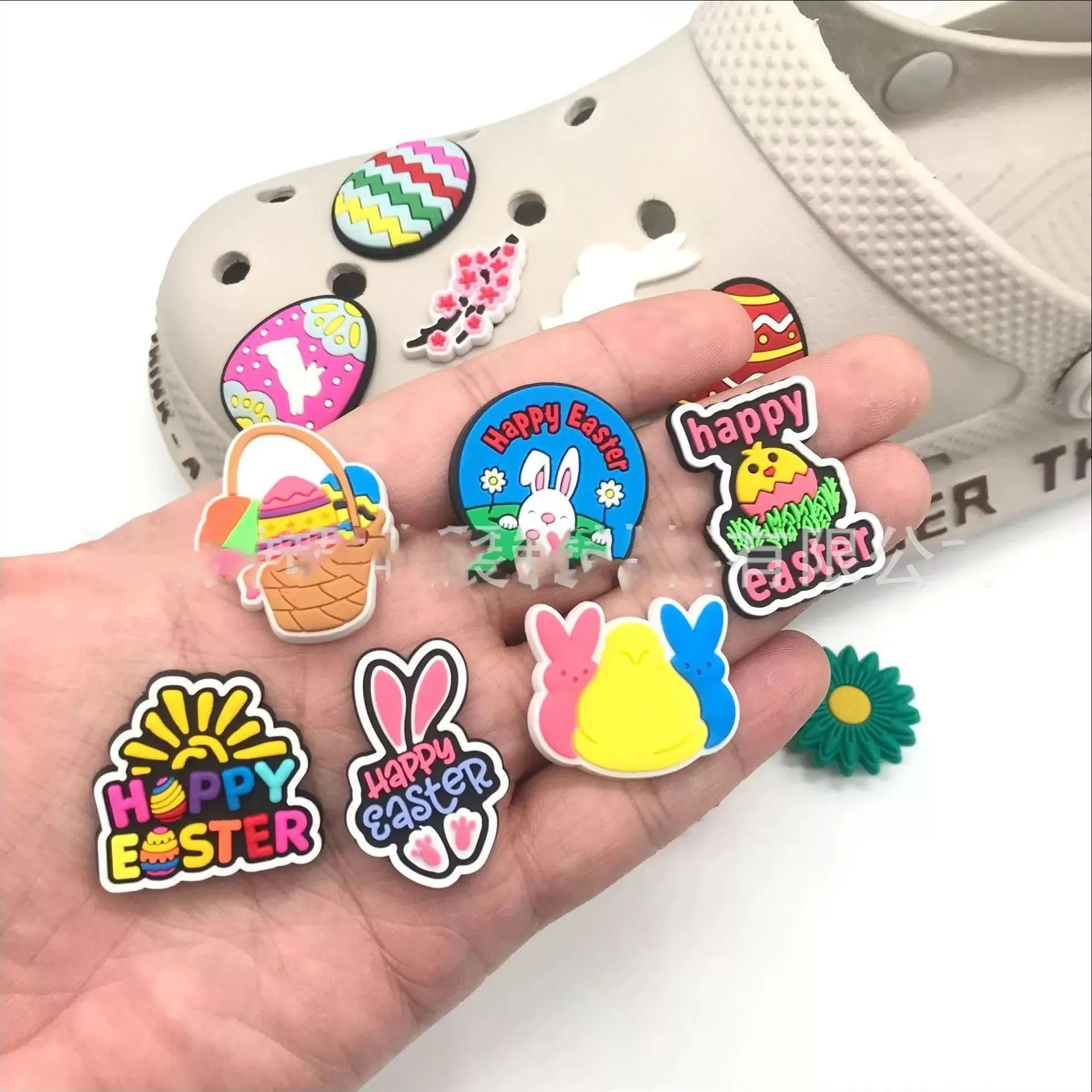 Easter Bunny Charms Cute PVC Cartoon Croc Accessories For Parties And  Wholesale Fast DHL Shipping In Stock From Smyy7, $0.31