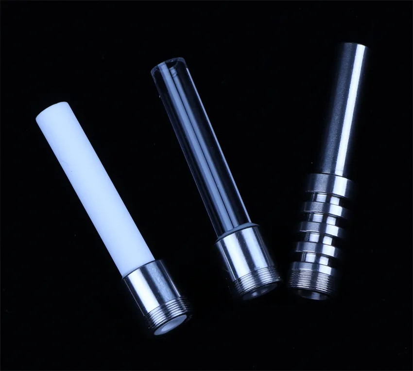 흡연 교체 510 스레드 및 10mm/14mm/18mm 티타늄 세라믹 팁 석영 뱅거 네일 꿀 수집기 키트