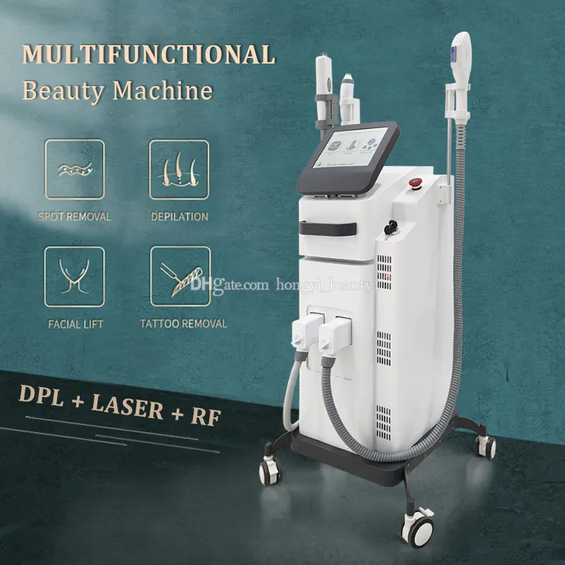 3in1 Pico Laser Цена ND YAG Пигментная машина для удаления татуировок IPL Лечение Super Hair Remove Beauty Equipment