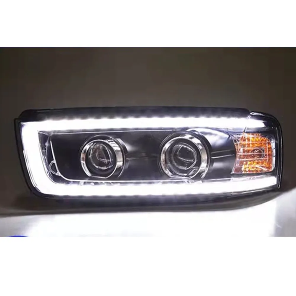 Bil LED-strålkastare för Chevrolet Captiva 2011-2018 DRL Dynamisk signal Slå ljus Broms Paking dimma automatisk dellampa