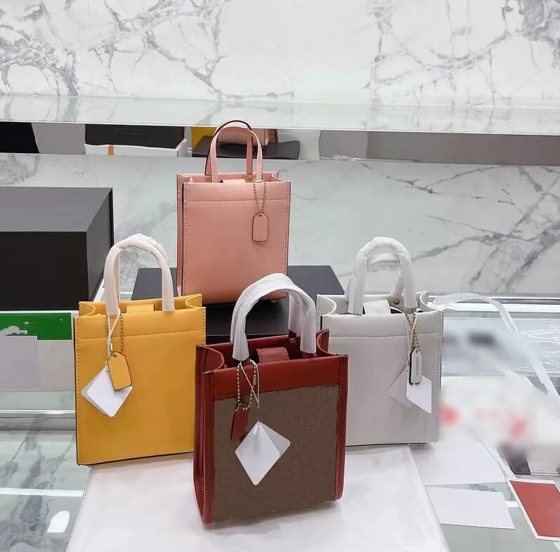 Mini totes in pelle di mucca di alta qualità da donna tinta unita semplice borsa retrò designer di lusso marchio classico moda donna borsa a tracolla portafoglio