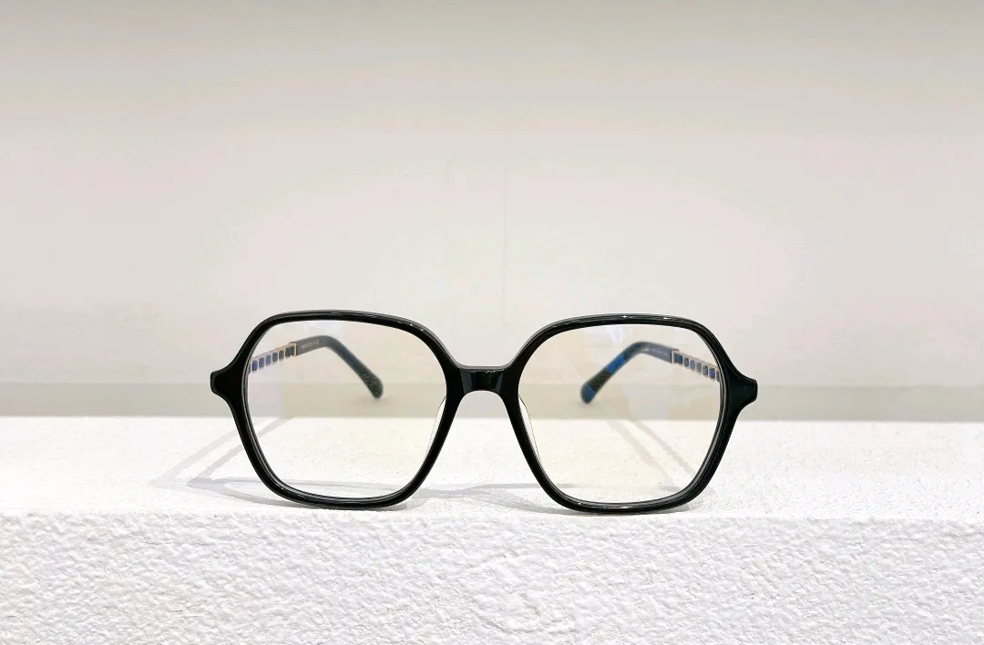 Kvinnor fyrkantiga glasögon glasögon ram svart klart linsoptisk ram mode solglasögon ramar