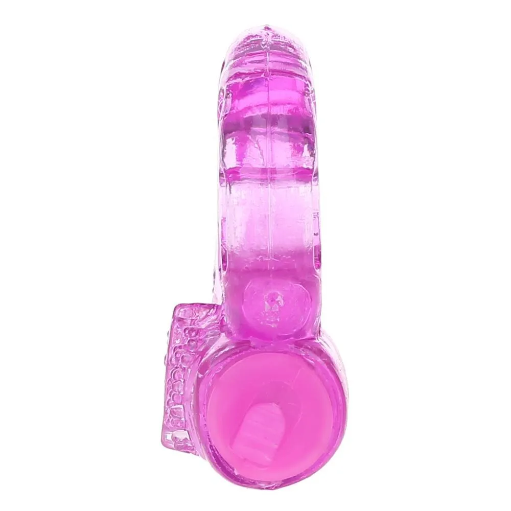 Silicone Rubber Cock Penis Ring Vibrator for Men -... Silicone Rubber Cock Penis Ring Vibrator for Men -...