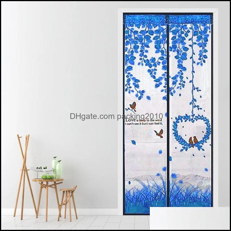 Summer Anti Mosquito Net Insect Fly Bug Curtains Magnetic Mesh Nets Automatic Closing Door Screen Kitchen Window Curtain Decorations