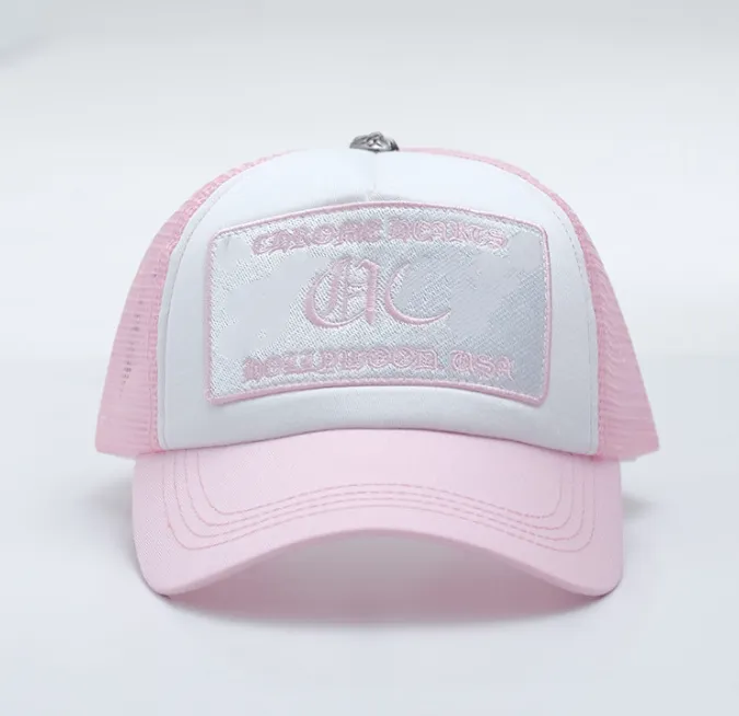 American Trucker Cap Cartle Borderyer Brim Brim Baseball Cap homens e mulheres