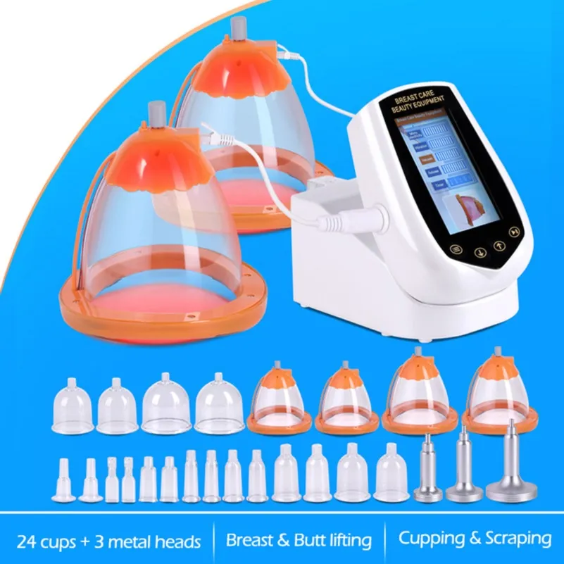 Portable Slim Equipment Homeuse Vacuum Breast Lifting Machine Lifting Pumping Device Retour Cou Mamelon Ventouses Thérapie