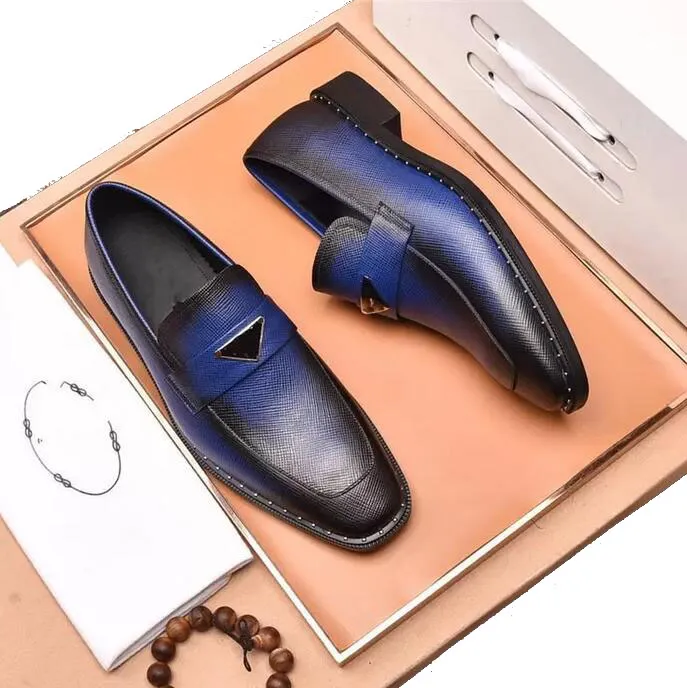 Pradx Oxfords Schoenen Voor Mannen Coiffeur Bruiloft Elegante Italiaanse Merk Lakleer Jurk Formele Sepatu Slip Op Maat 38-45