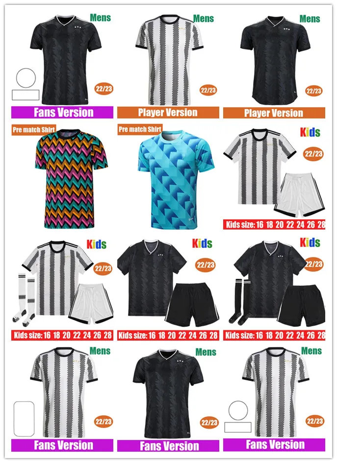 2022 2023 Fans Player Version 22 23 Juventus Soccer Jerseys POGBA DI