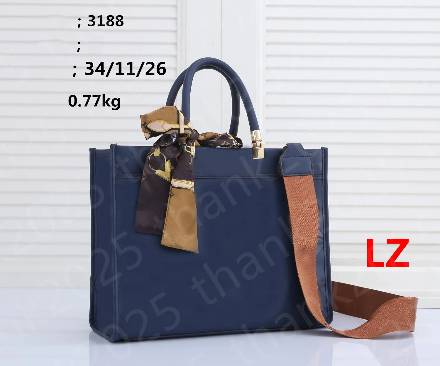 FASHION ONTHEGO MM GM PMWOMEN luxurys designers bags genuine leather Handbags with Silk scarf messenger crossbody shoulder bag Totes Wallet backpack L3188-1