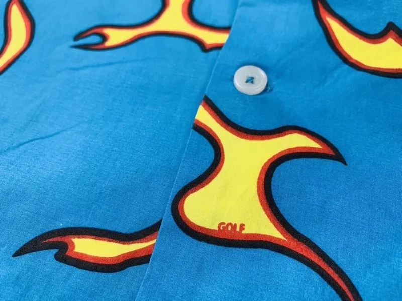 Yellow Flame Blue Flame Golf Le Fleur Gole Le Fleur Golf Wang