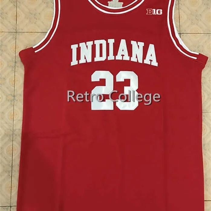 Sjzl98 # 23 Eric Gordon Indiana Hoosiers College Basketball Jersey cucita XXS-6XL Personalizza qualsiasi nome e numero