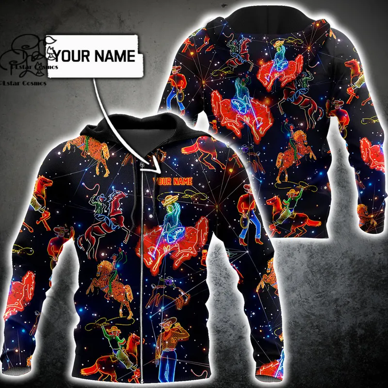 Plstar Cosmos 3dprinted Est Racing Horse Özel Adı Benzersiz Hrajuku Sokak Giyim Komik UNISEX RASID HOODIES ZIP SURSHIRT B 4 220713