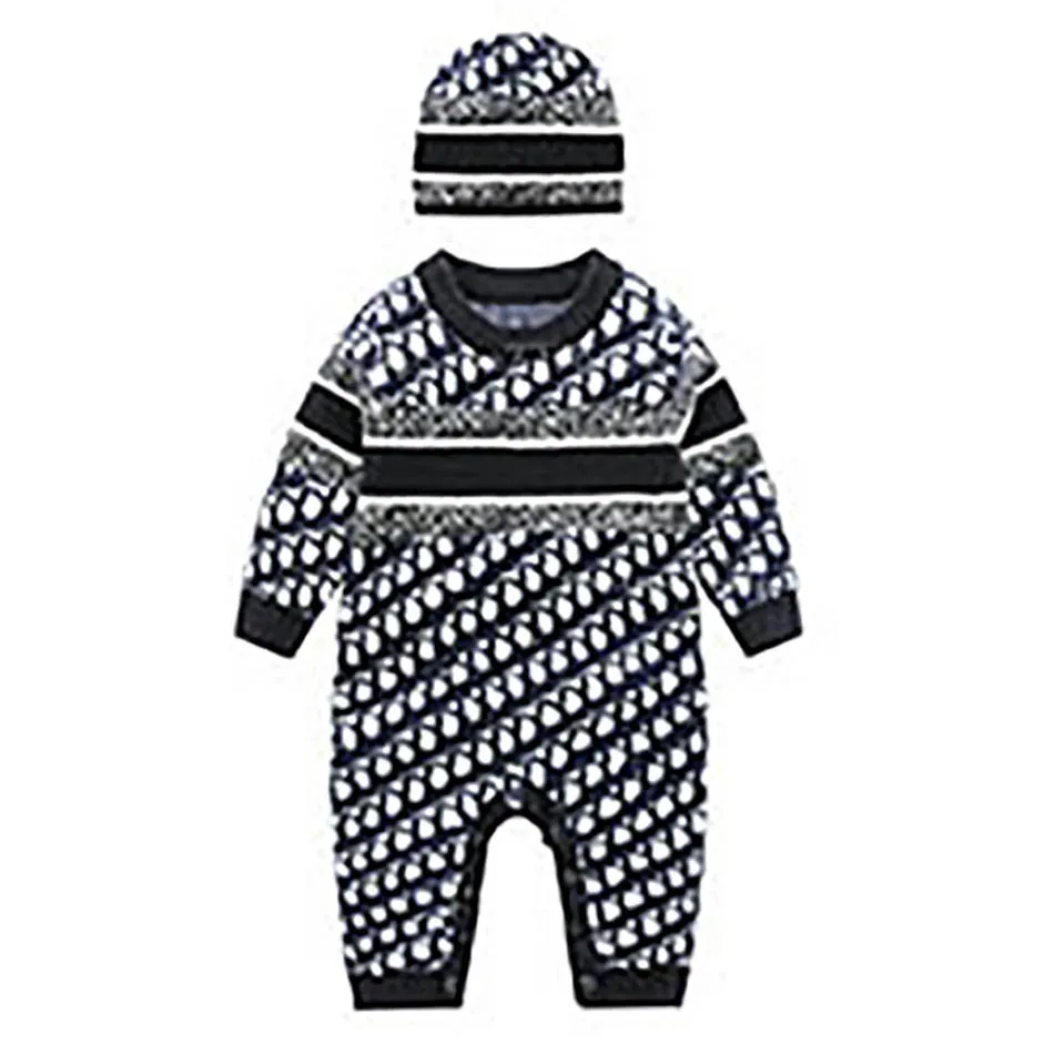 Designer per bambini Knitting Genper Boy Girl Girl di alta qualità a maniche lunghe Cuccioli di cotone vestiti per bambini maglione neonato per bambini
