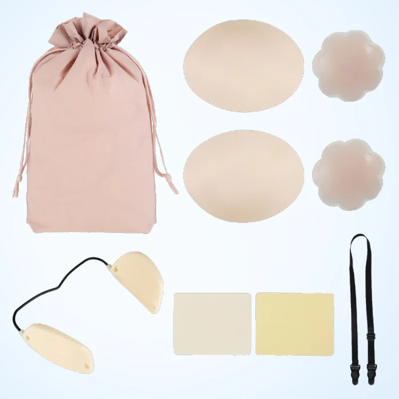 Summer Thin Gather Nipple Patch Underwear Accessories Deep Plunge Bra Kit  Pushup Frontless Bra Backless And Strapless 2207183358098 From 15,09 €