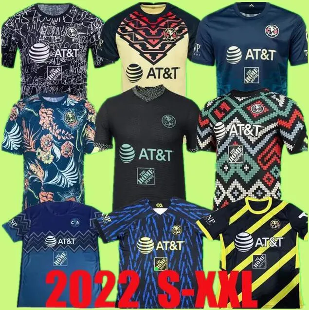 Liga MX Club America 2021 2022 2023 2024 Maglie da calcio speciali R.MARTINEZ GIOVANI ESCOBOZA P.AGUILAR F.VINAS casa trasferta allenamento 21/22/23/24 CA uniformi della maglia da calcio