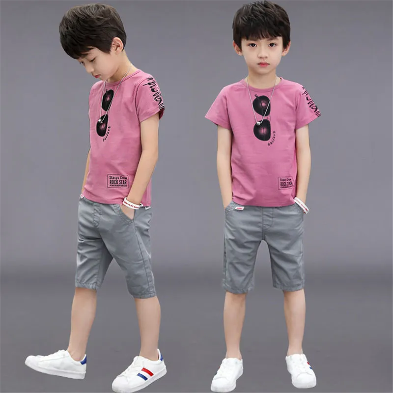 Summer Casual Outfit For Teen Boys Tracksuit Set For Kids 6 12 Years From Jiao09 10.62 DHgate.Com
