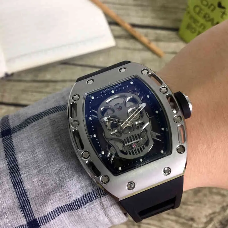 Zegarki projektant na rękę luksusowe mechaniki męskie obserwuj Richa Milles zegarek na rękę