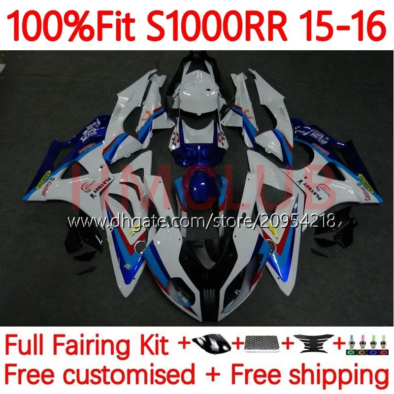 حقن القالب معرض ل BMW S-1000RR S 1000RR 1000 RR S1000-RR 2015-2018 هيكل العمل 150NO.36 S1000RR 15 16 17 18 S1000 RR 2015 2015 2017 2018 OEM BODYS KIT PEARL WHITE