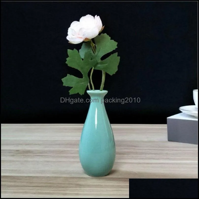 nordic style basket flowers vase cute mini ceramic flower pot aromatherapy bottle decoration home