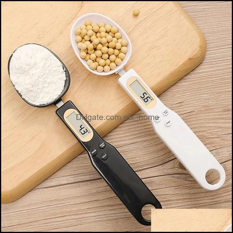 500g/0.1g capacity coffee tea digital electronic scale tools kitchen measuring spoon weighing device lcd display cooking with box