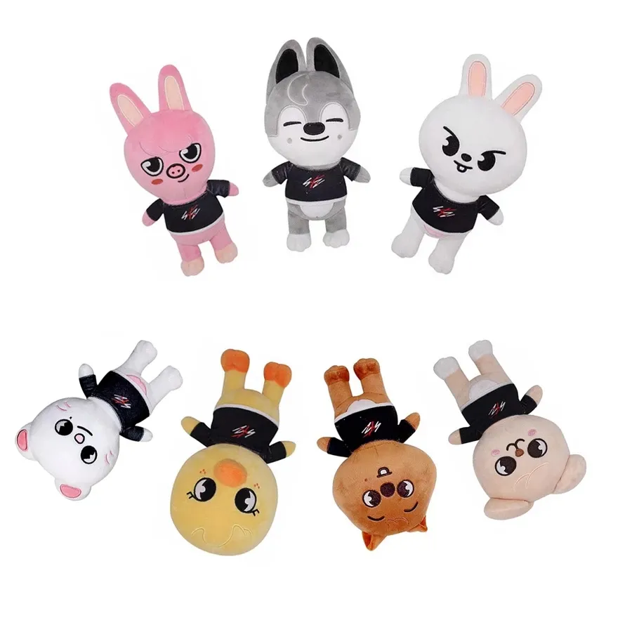 22cm Skzoo Plush Toys Stray Kids Cartoon Stuffed Animal Plushies Doll Kids Fans Toy Gift 36