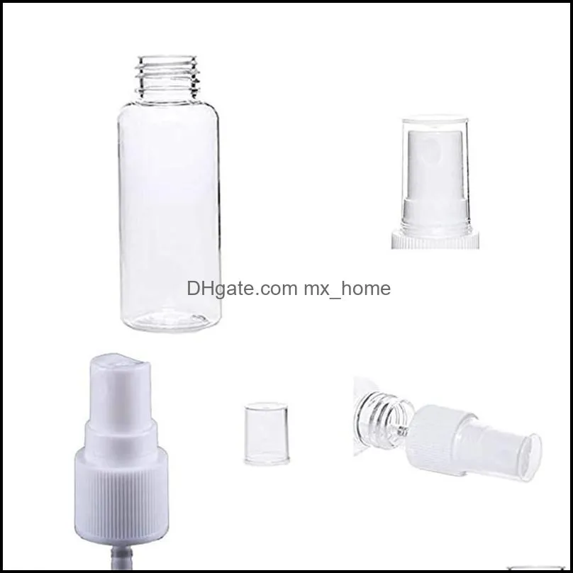 60ml Fine Mist Spray Bottles 2oz Small Travel Refillable Containers Makeup Cosmetic Atomizers Reusable Empty Container