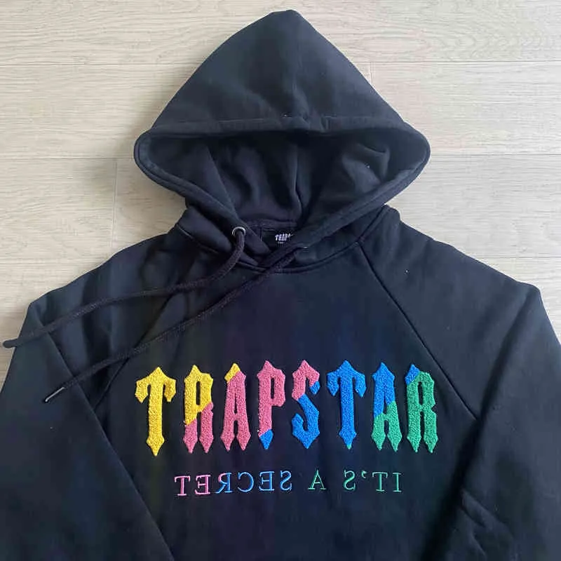 Trapstar rainbow hoodie hotsell