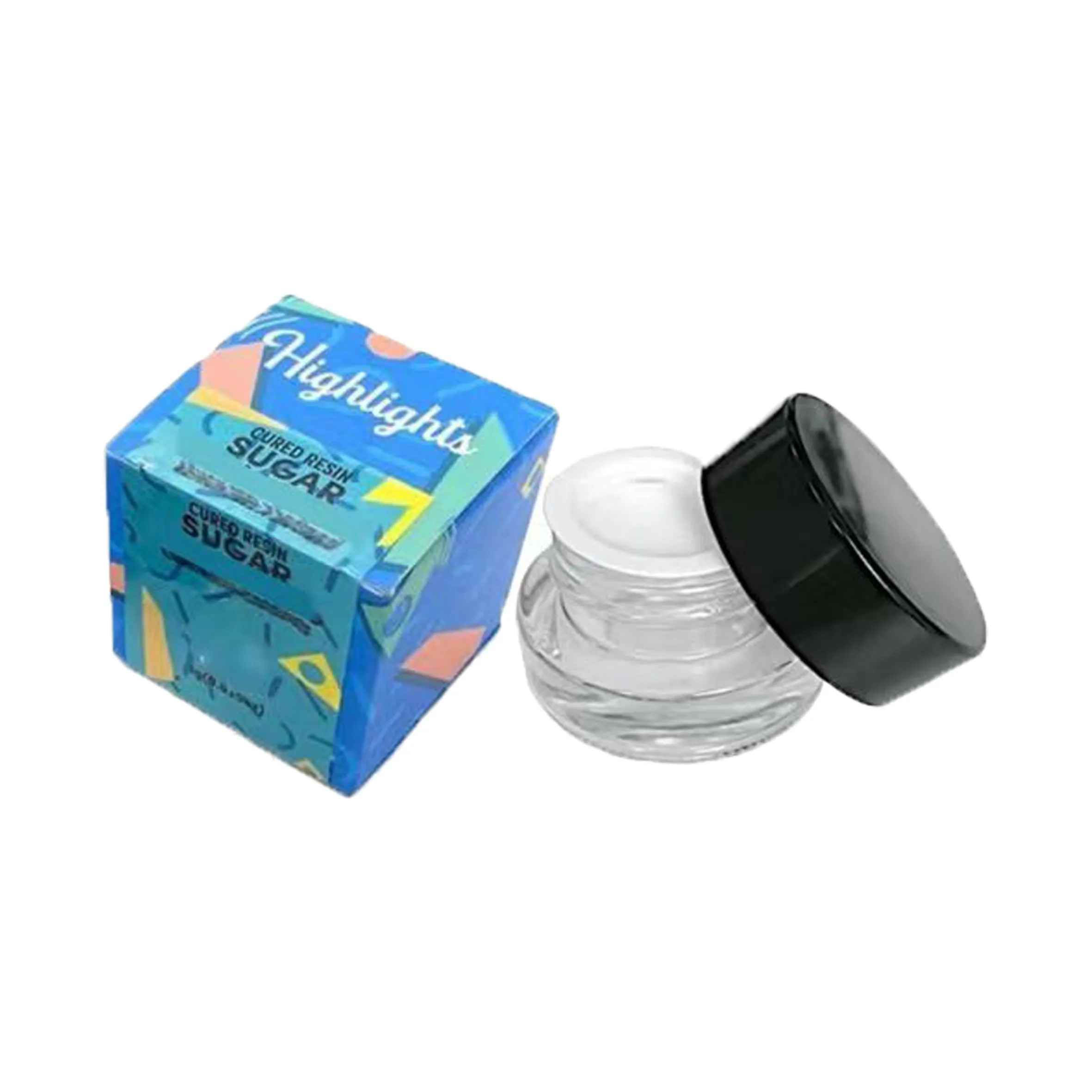 Concentré BADDER Anti-Dust pot box extraits premium bouteille en verre pack pot de soja bougies fleurs sèches