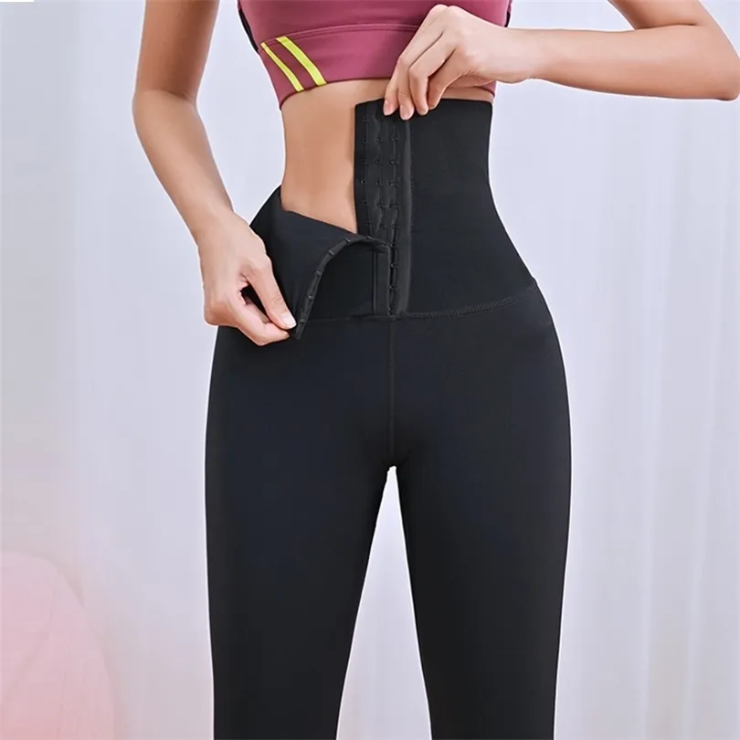 SVOKOR Taille Haute Femmes Leggings Sexy Ventre Push Up Fitness Sport Leggings Workout Gym Pantalon Courir Respirant 201014