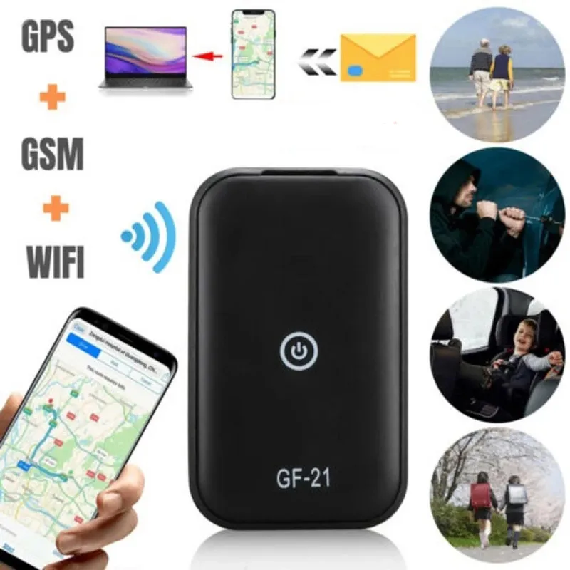 Mini GPS Tracker Positionering SOS Anti-Lost Pendant Halsband Real Time Tracking GPS Locator Modig klädtillbehör för älskare barn