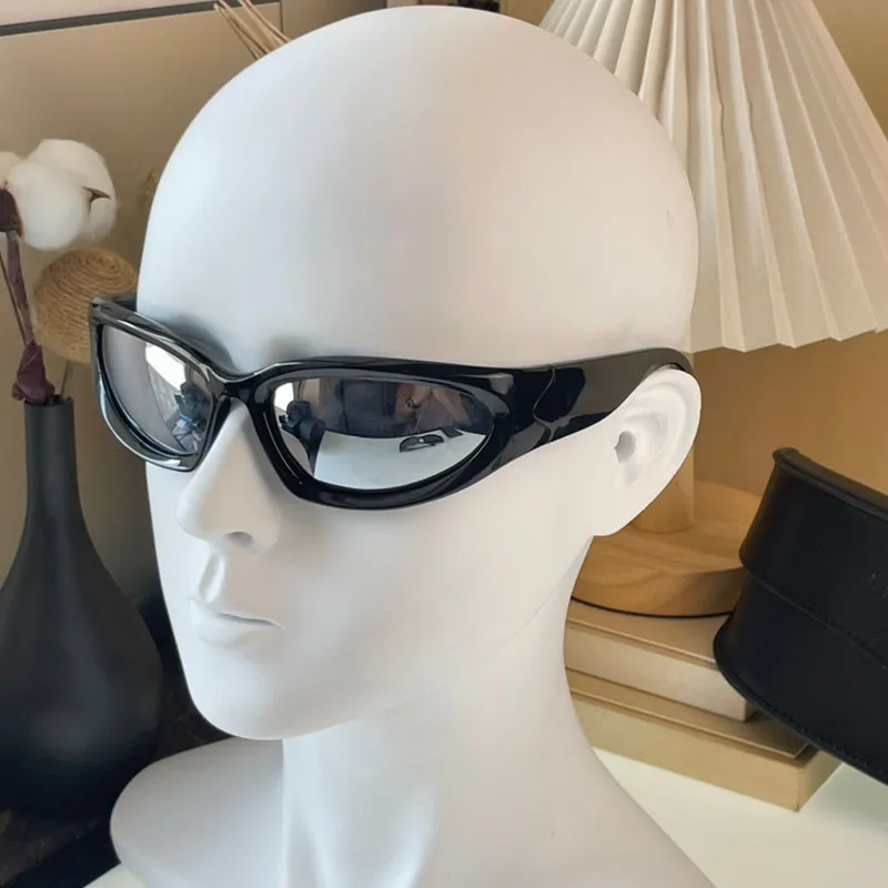 Balenciaga BB0157S 004 Swift Oval Sunglasses - US