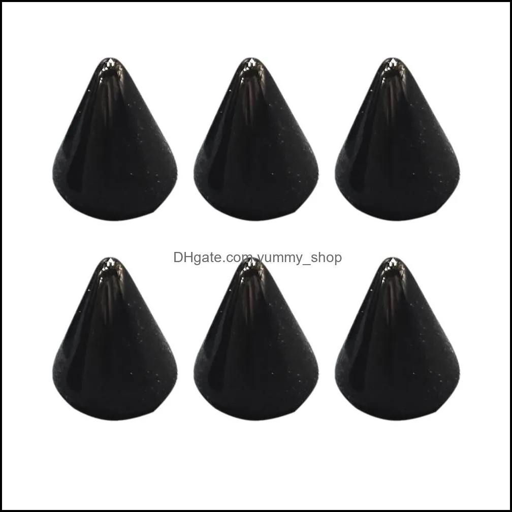 natural stone 10*14mm non-porous cone shape yoga healing decoration jewelry accessories