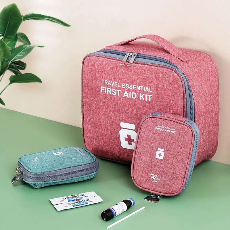 Sacs de rangement Portable Voyage Petit kit médical Famille First Ad Hospital Sac à main Paquet de prévention des épidémies