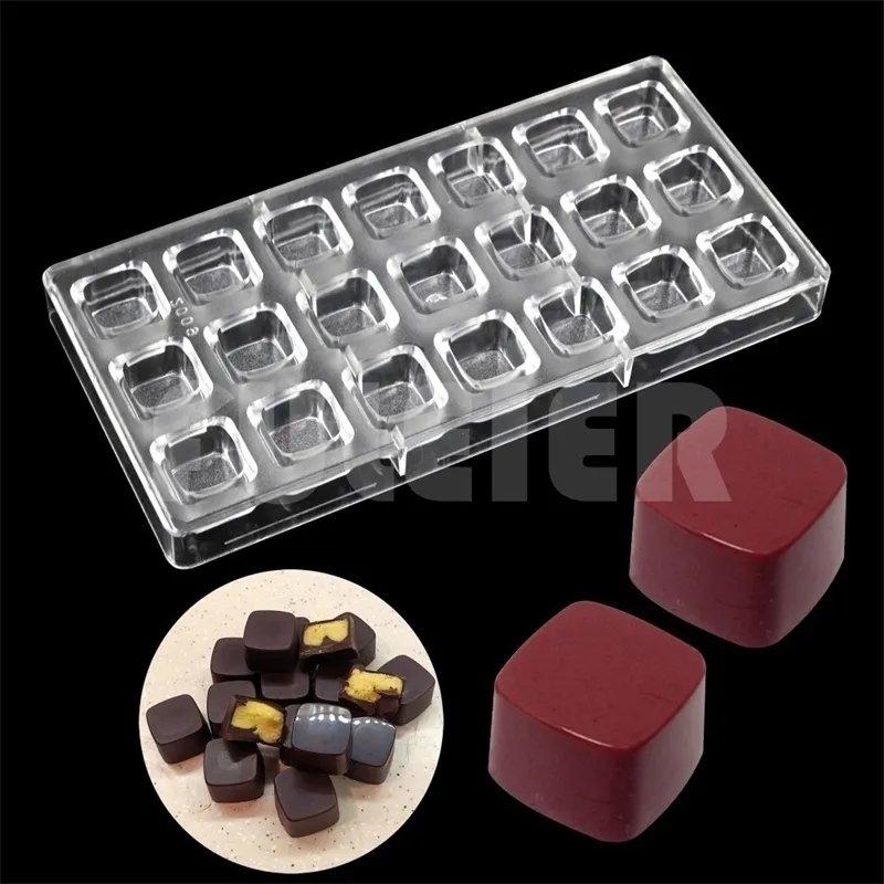 Moule de chocolat 3D Cubes faits maison outils de pâtisserie bricolage