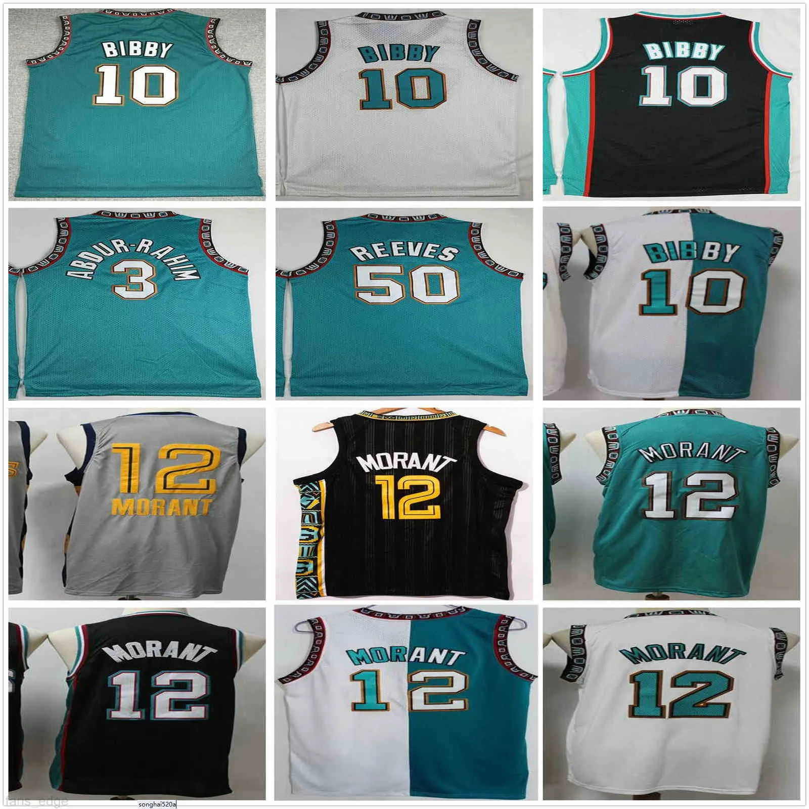 Cheap Split Ja 12 Morant Jersey Jaren 13 Jackson Jr. Retro Vintage