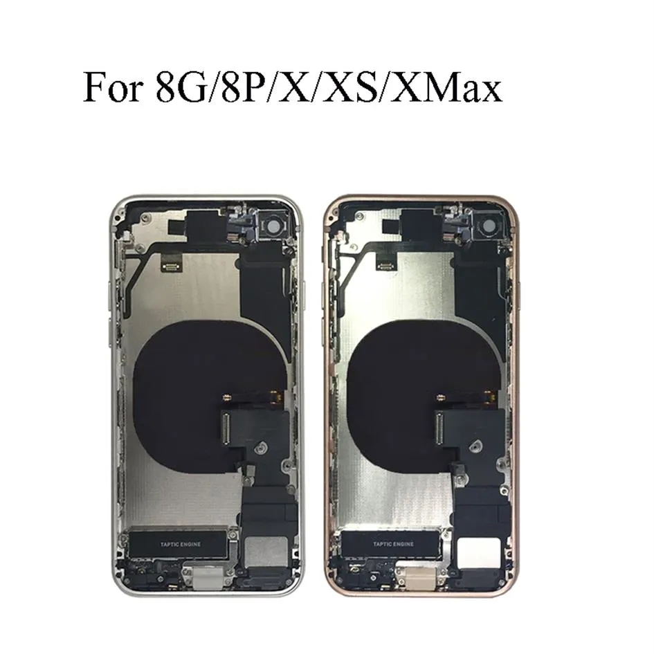 Задняя крышка для iPhone 8G 8 плюс XS Максимальный задний шасси средний рам