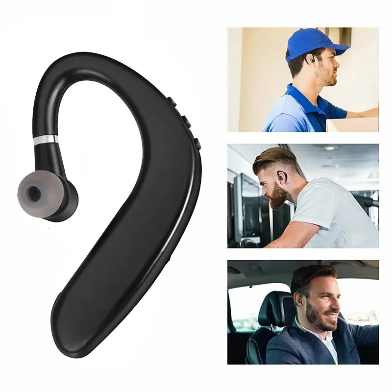 Kablosuz Bluetooth kulaklıklar, tüm akıllı cep telefonu için mikrofonlu ev içi evrensel, eller serbest spor kulaklıklar kulaklık