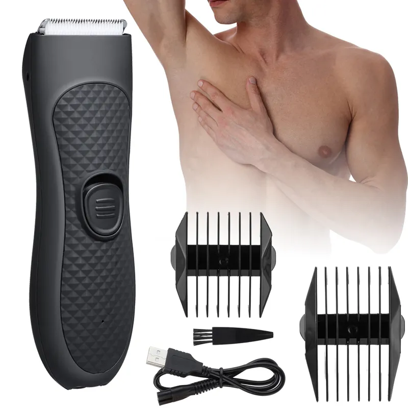 Professionella män S hårtrimmer Machine Electric Clipper Razor för intima områden Kroppsborttagning Skägg och mustasch rakning 220623