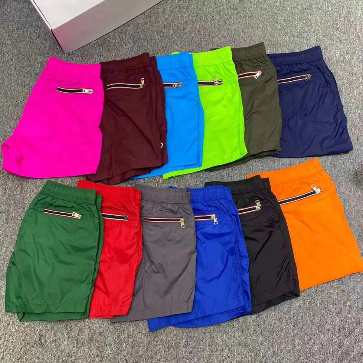 Nouvelle mode france marque mens shorts luxe hommes court sport été tendance pur respirant court-vêtement revers Étiquettes complètes