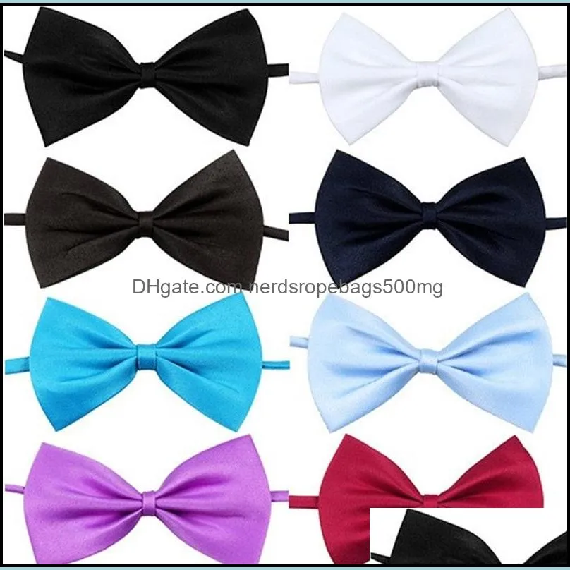 newest Dog Apparel Neck Ties Dogs for christmas festival party Cat Pet Tie Headdress adjustable bow accessories 13 M2
