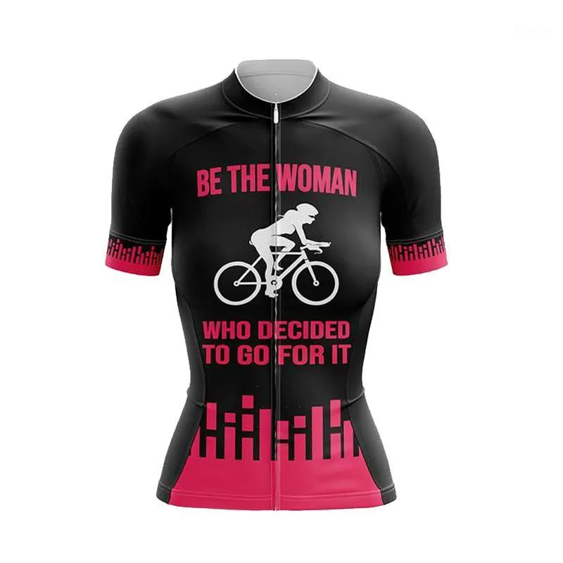 Chemisier Femmes 2022 Jersey cycliste Sleeve Sleeve Pro Vêtements Dames Bicyclette Vélo MTB Shirt Camisa Ciclismo Feminina