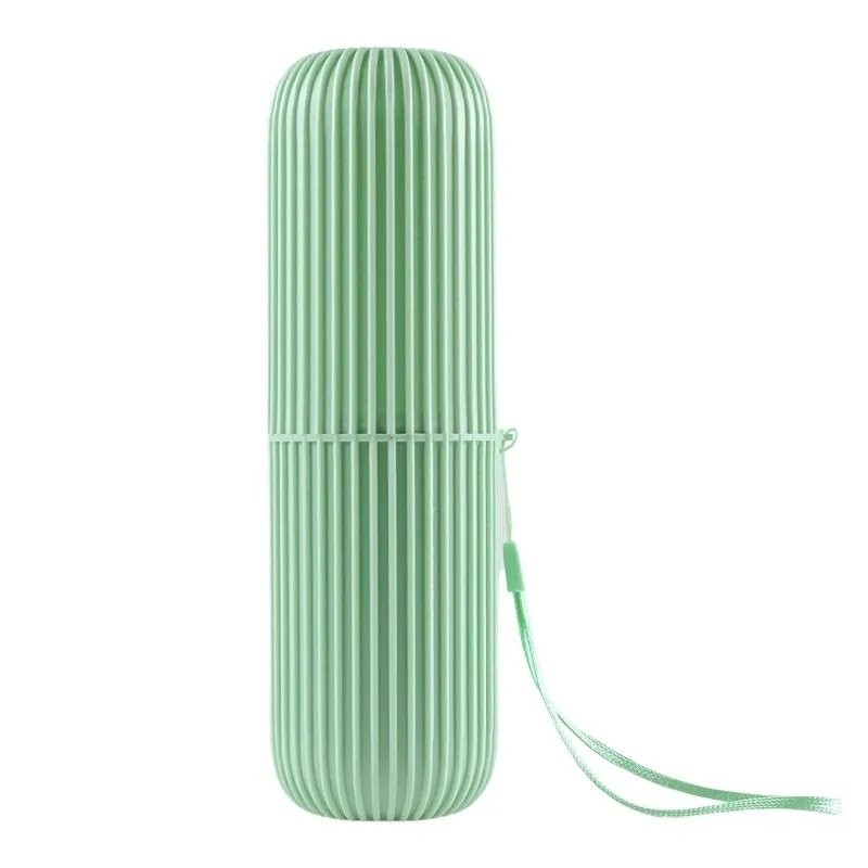 Porte-brosse à dents Portable de voyage, porte-dentifrice, mallette de rangement, organisateur de fournitures buccales, boîte domestique, tasse d'extérieur