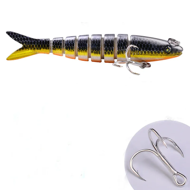 High Quality K1636 Ultralight Fishing Lures 9cm/7g Multi Jointed