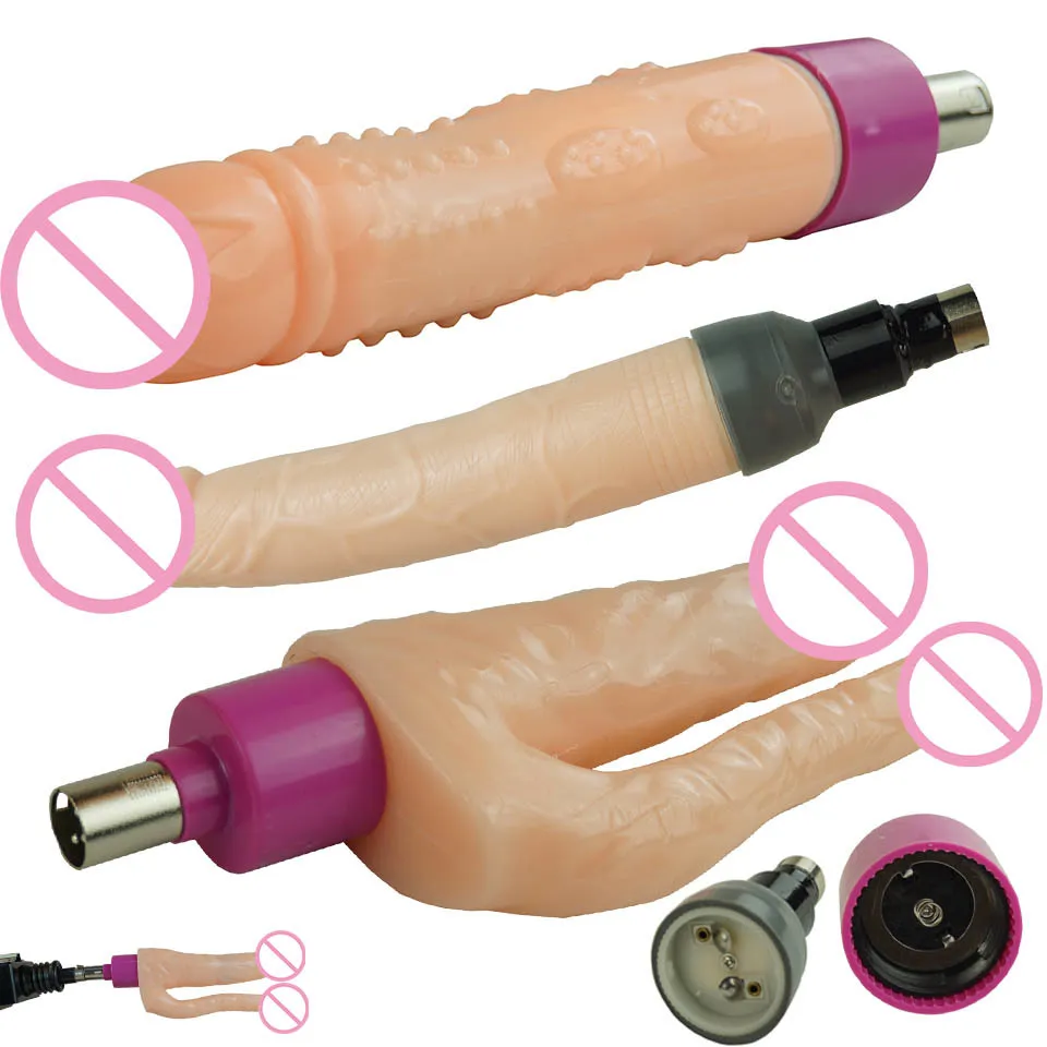 Fredorch Sexy Machine nowe załączniki 3xlr z wibracjami Dildos dla F2A2F3